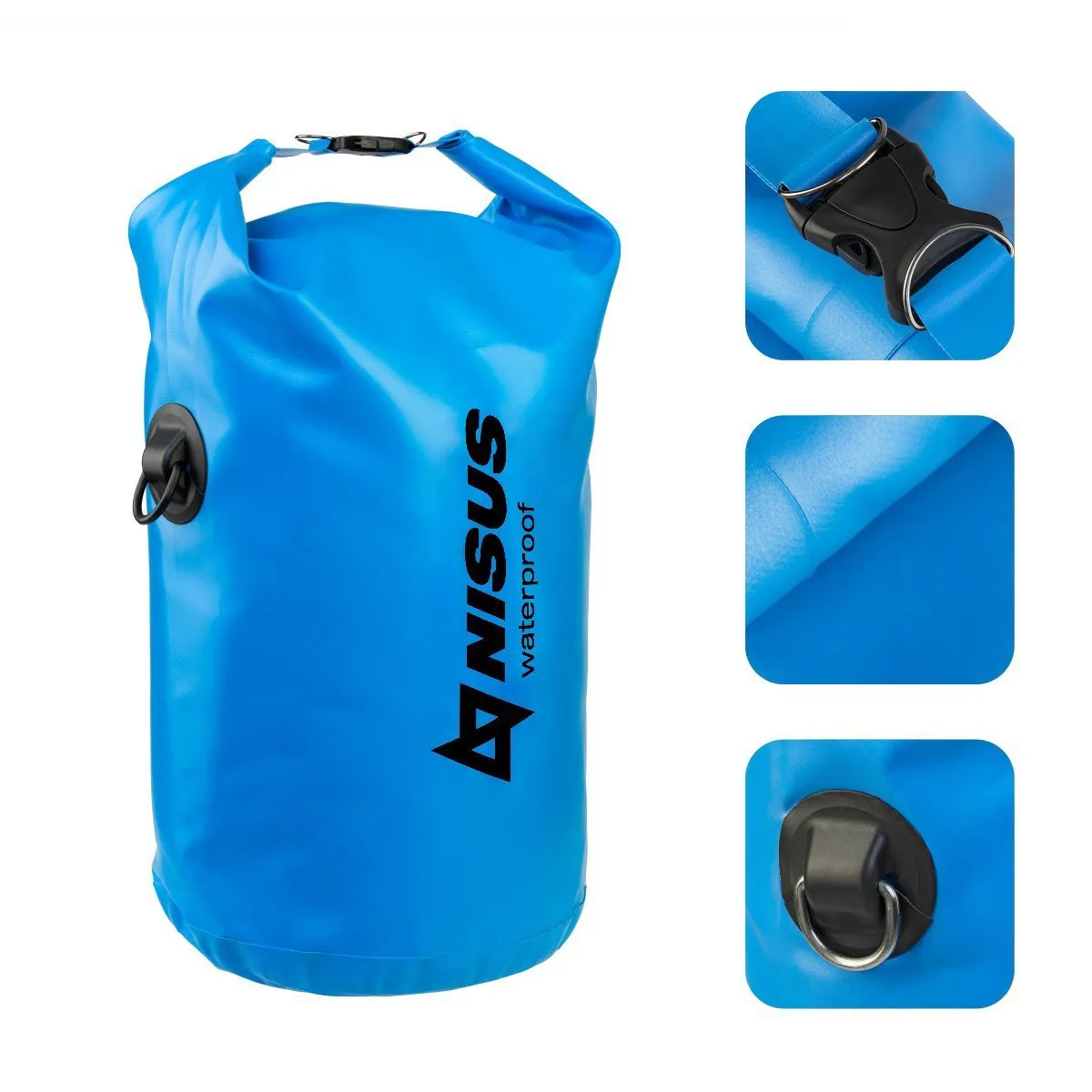 15 L Waterproof Small Portable Dry Bag, Blue