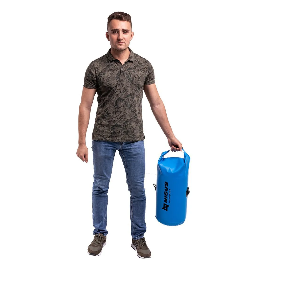 15 L Waterproof Small Portable Dry Bag, Blue