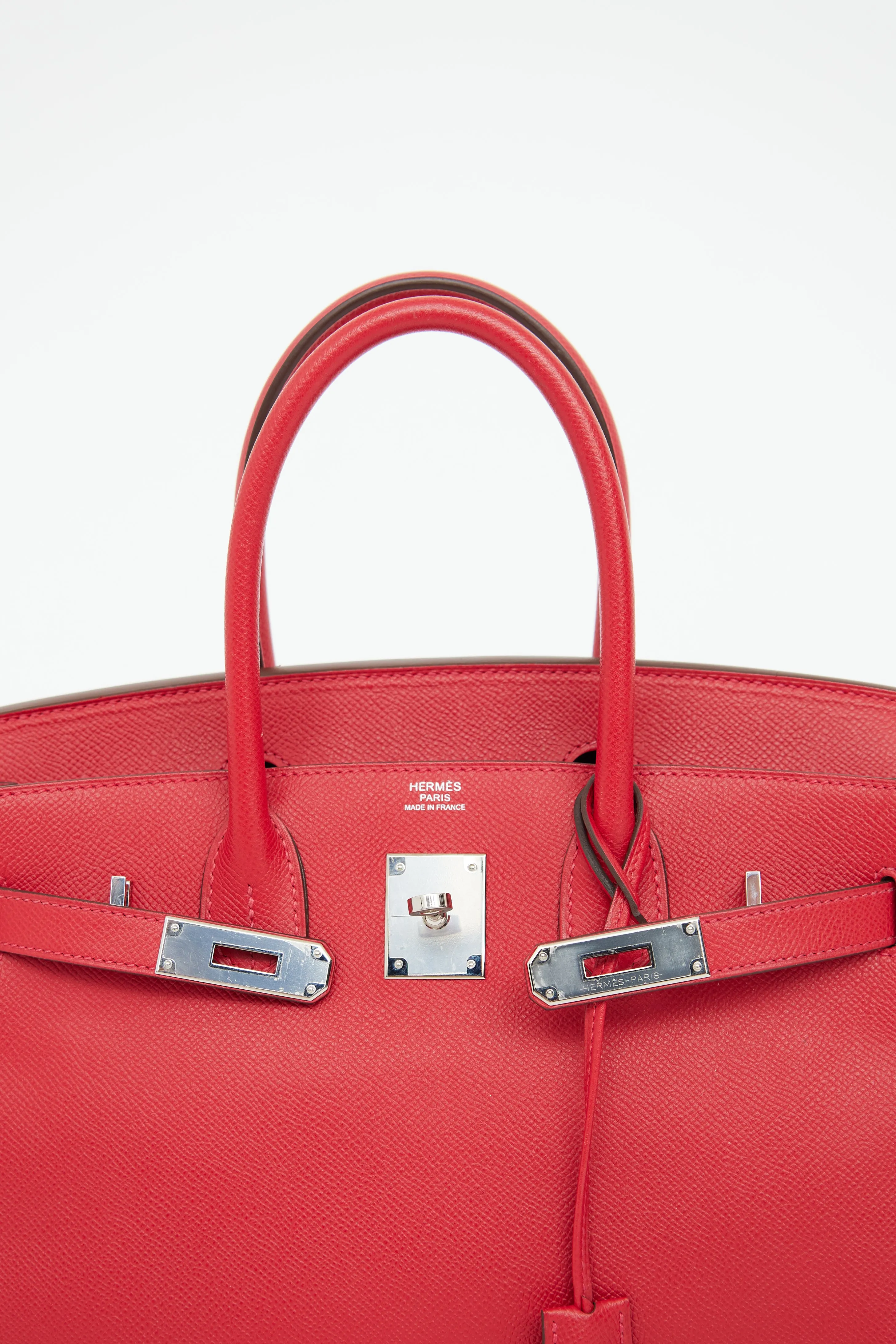 2019 Epsom Rouge De Coeur Birkin 30 Bag