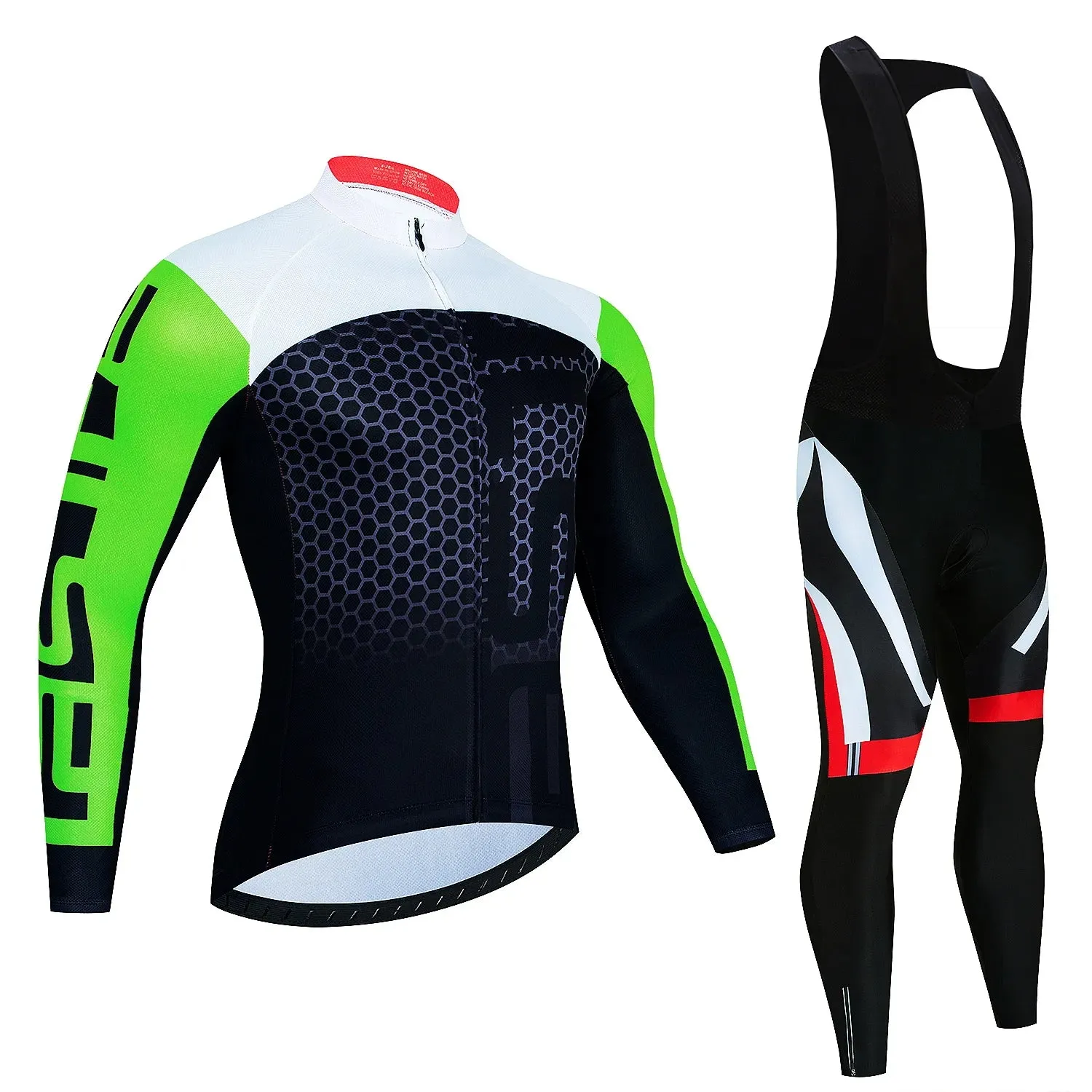 2024 Long Sleeve Cycling Jersey Set New Quick Step Mtb Bicycle Clothing Bicycle Maillot Ropa Ciclismo Mans Bike Clothes Cycling