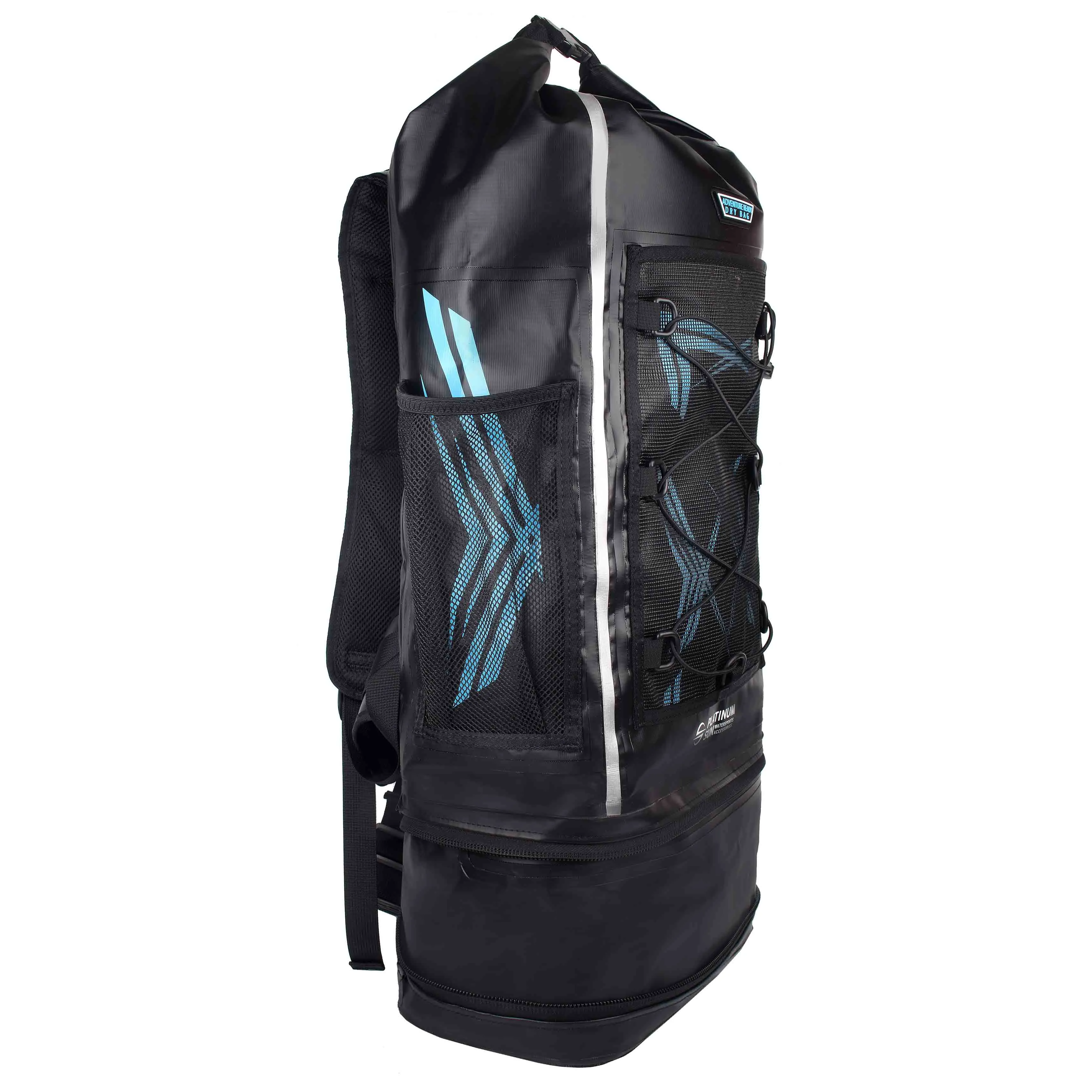 30L Waterproof Dry Bag Backpack with extendable bottom compartment