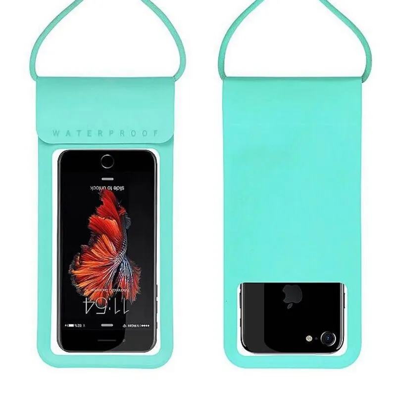 6.0 Waterproof Phone Case Cover Touchscreen Cellphone Dry Diving Bag Pouch with Neck Strap for iPhone Xiaomi Samsung Meizu