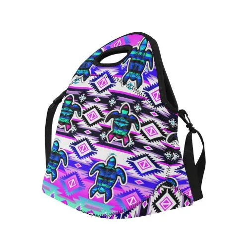 Adobe Dance Turtle Neoprene Lunch Bag/Large