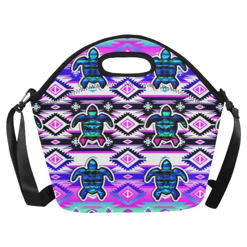 Adobe Dance Turtle Neoprene Lunch Bag/Large