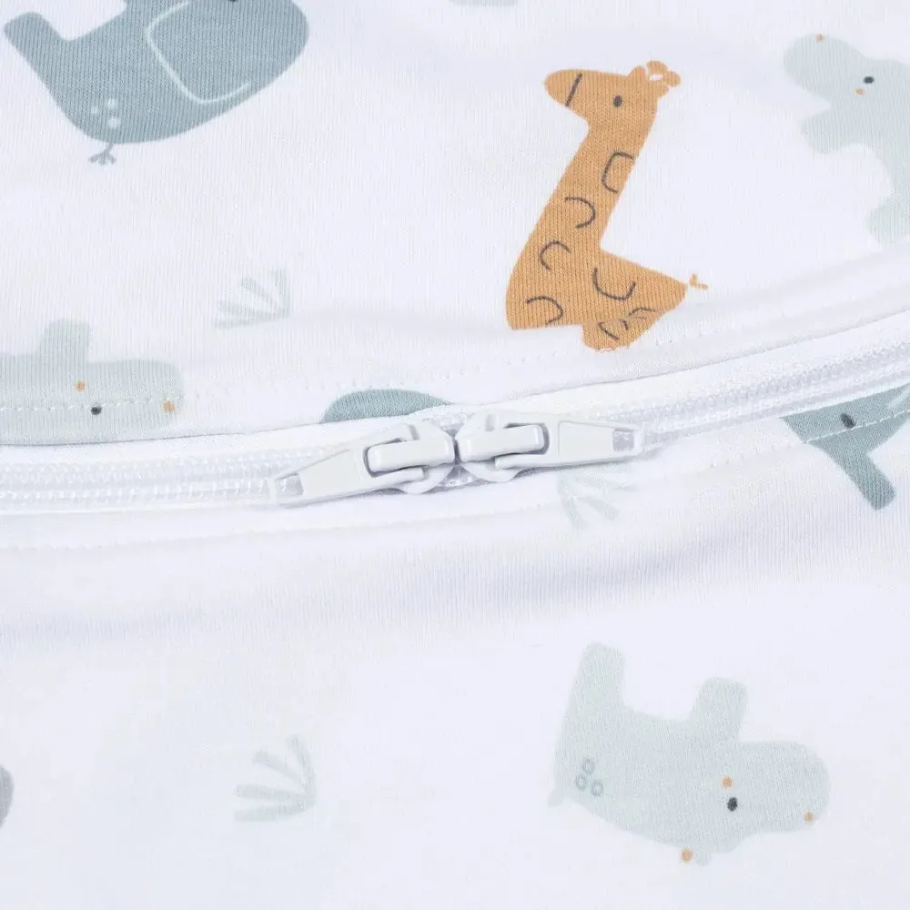 Animal Safari 0.5 Tog Cuddle to Sleep Bag