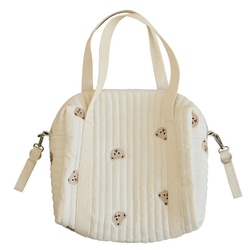 Baby Embroidered Pattern Solid Color Storage Mommy Hanging Bag by MyKids-USA™