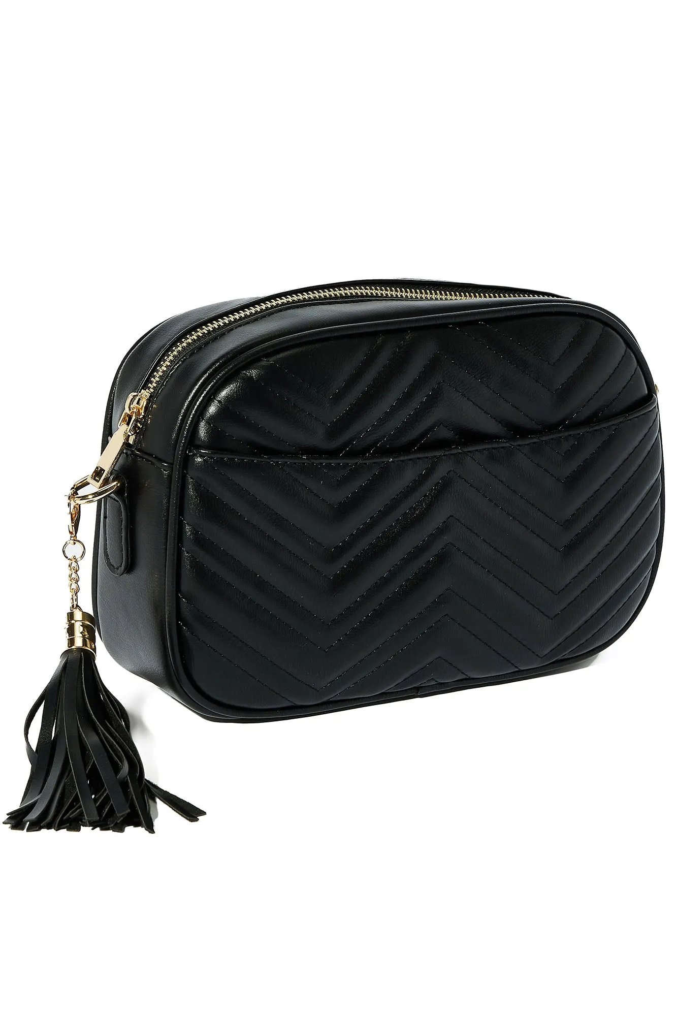 Back To You Quilted Bag - Black