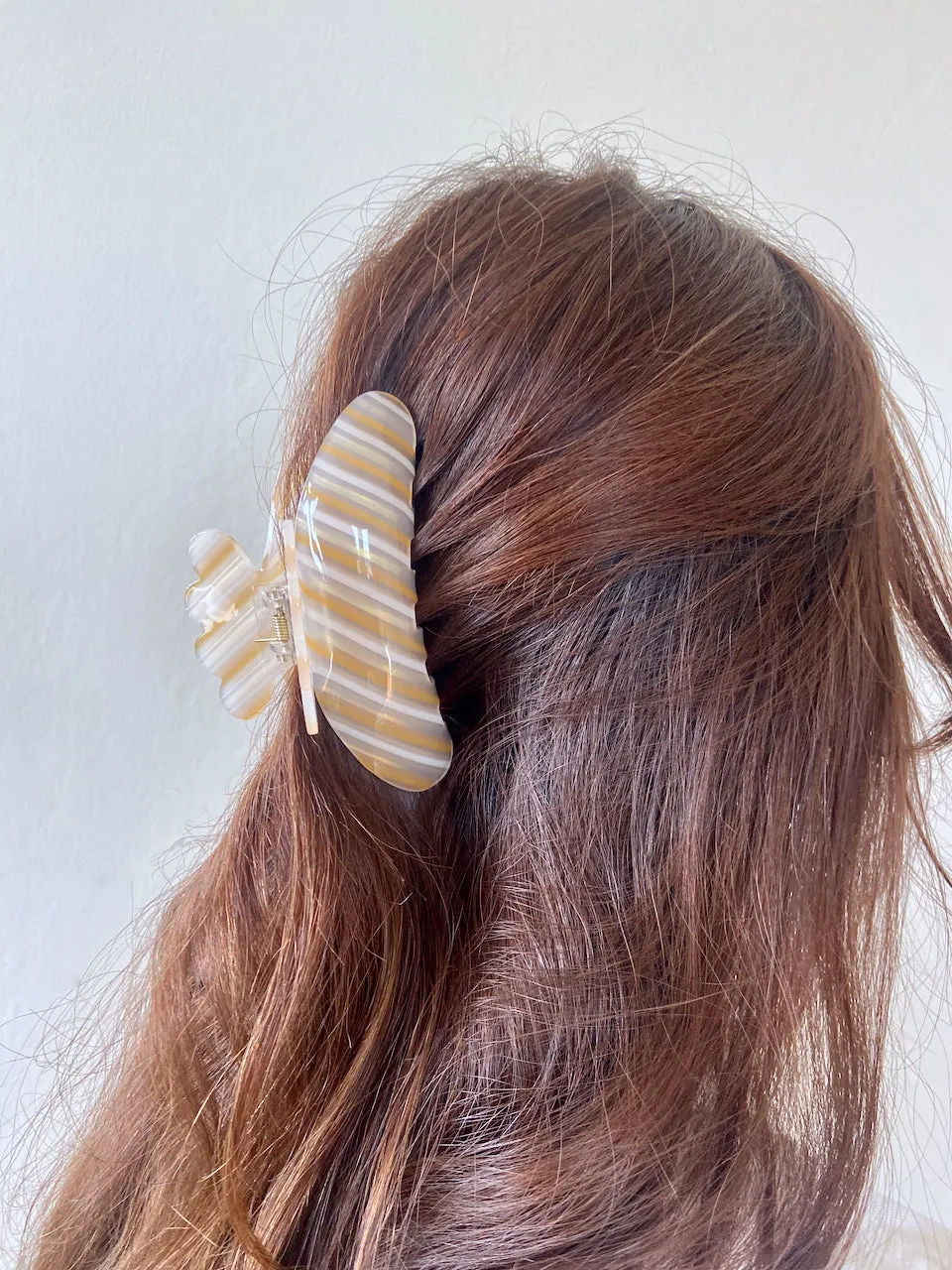 Big Rainbow Stripe Claw Clip | Eco-Friendly