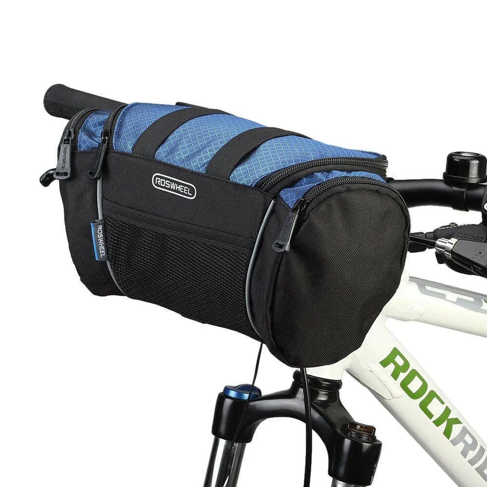 Bike Handlebar Bag MTB Riding Cycling Bicycle Front Tube Basket Pack Shoulder Bag