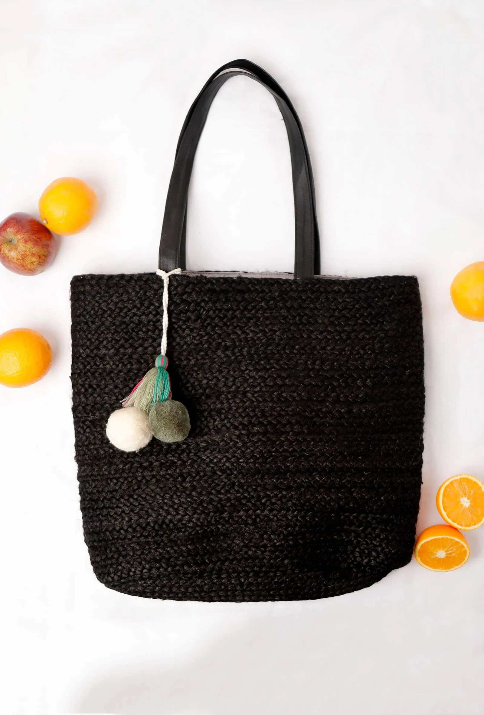 Black Jute Bag