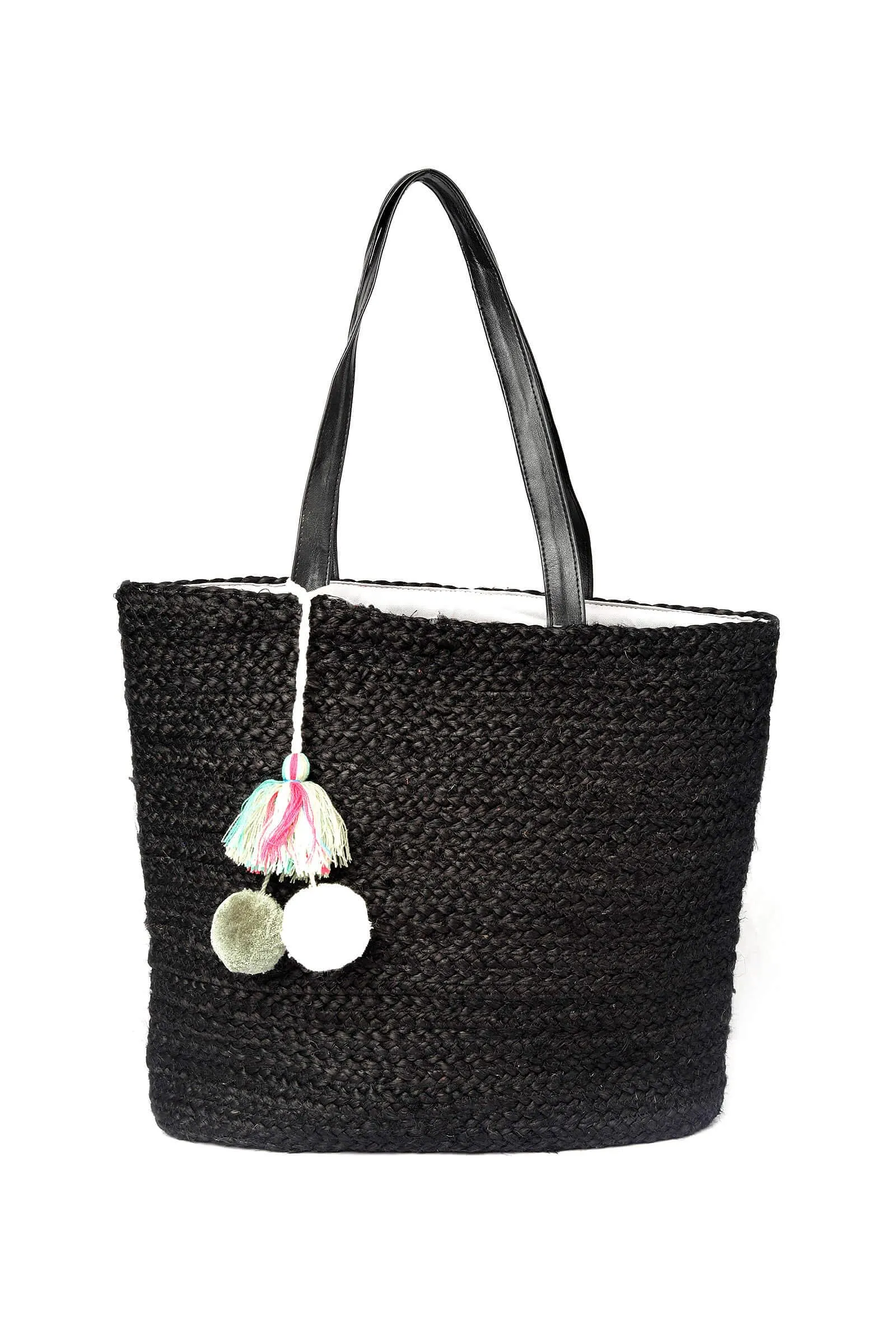 Black Jute Bag