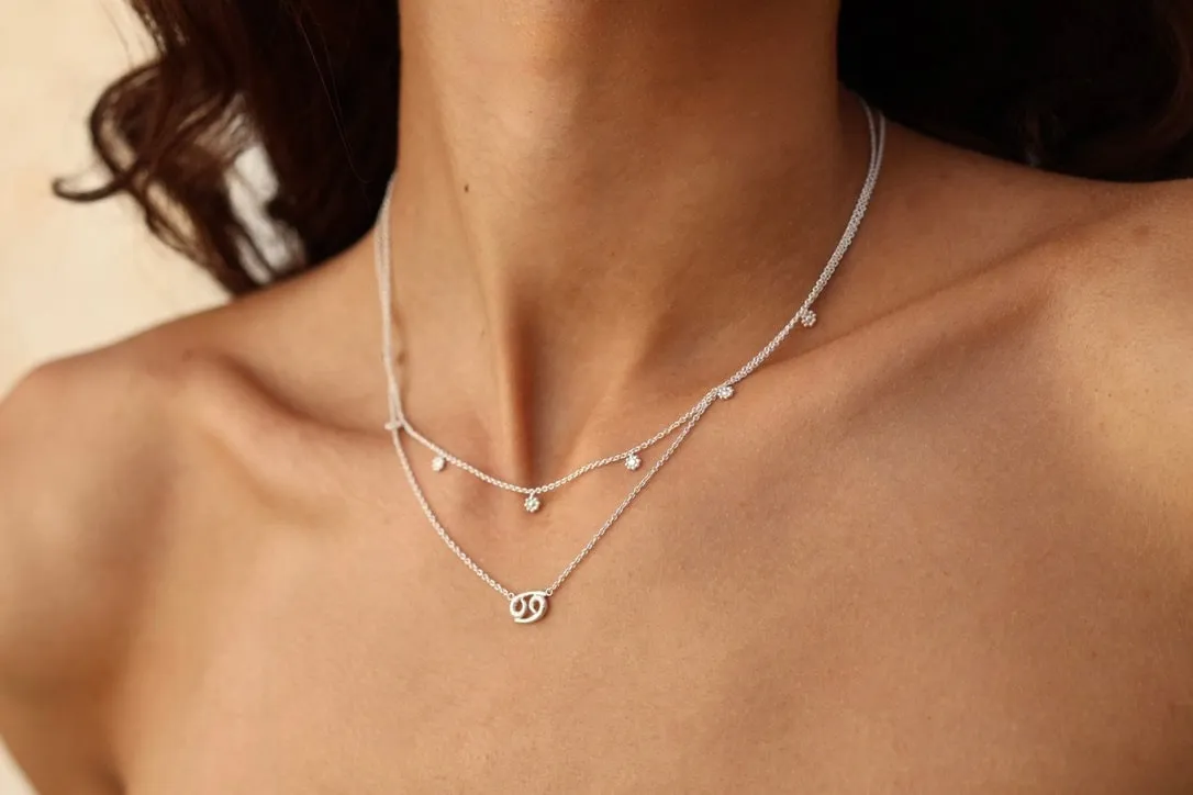 Cancer Silver Necklace