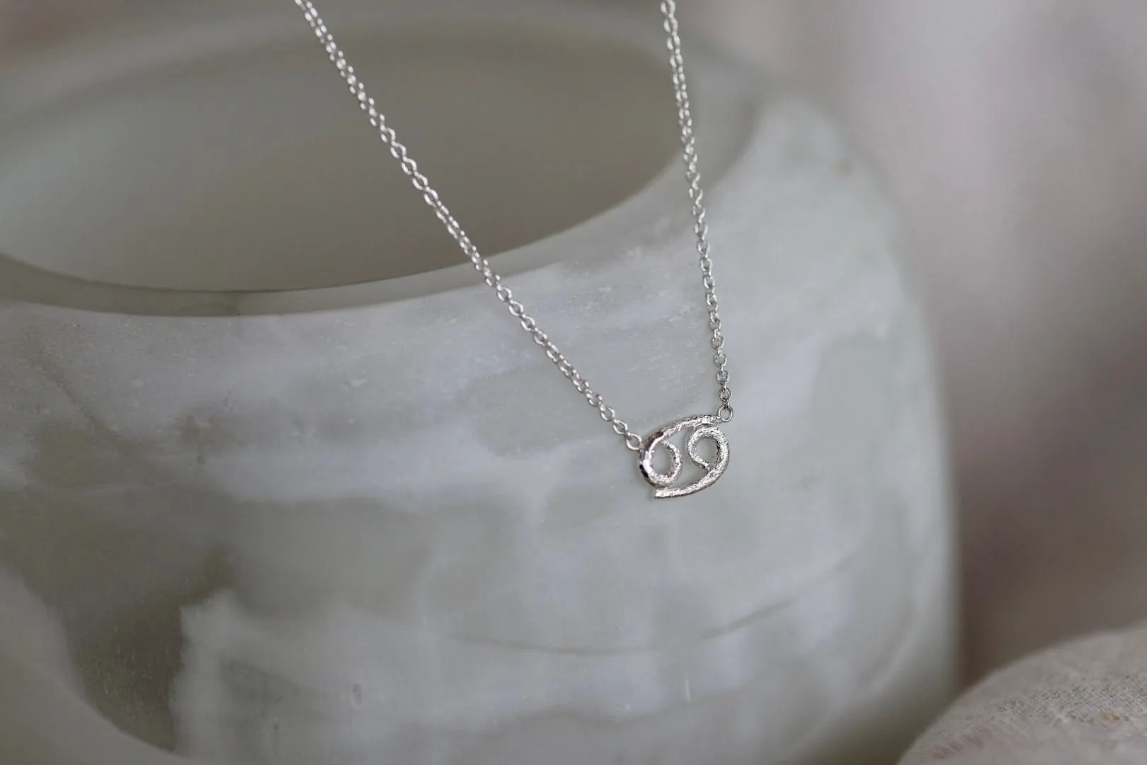 Cancer Silver Necklace