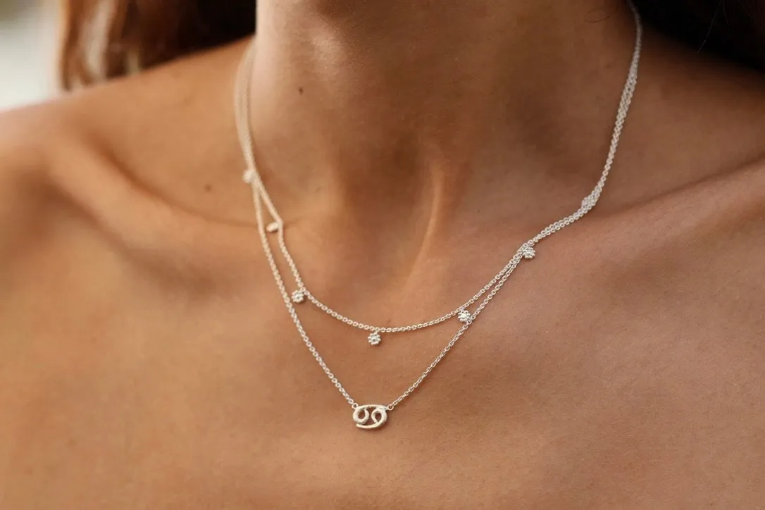 Cancer Silver Necklace