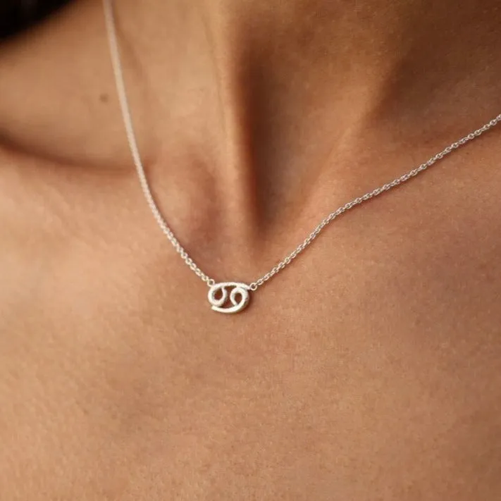 Cancer Silver Necklace