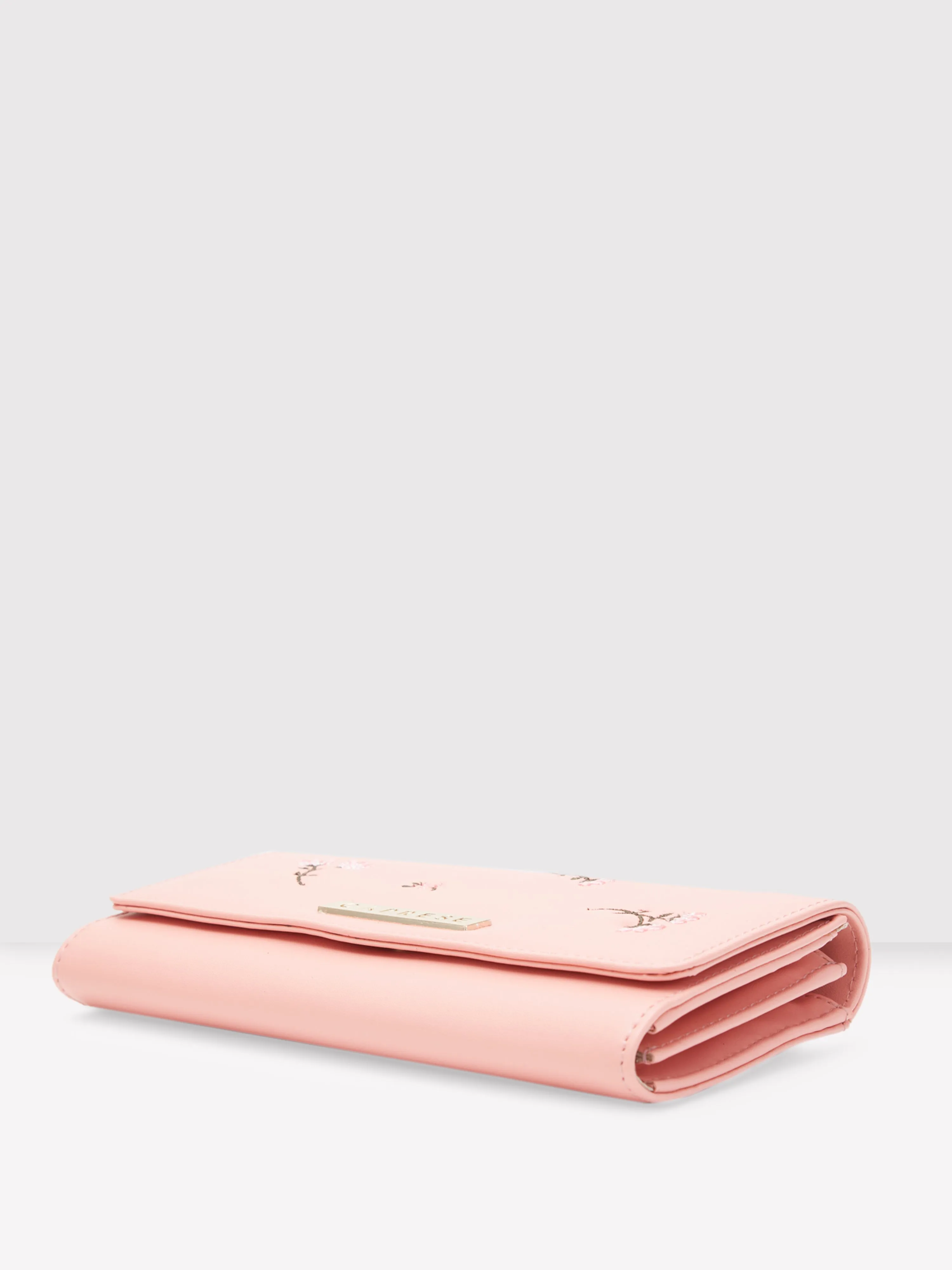 Caprese Dara Flap Wallet Medium Pink