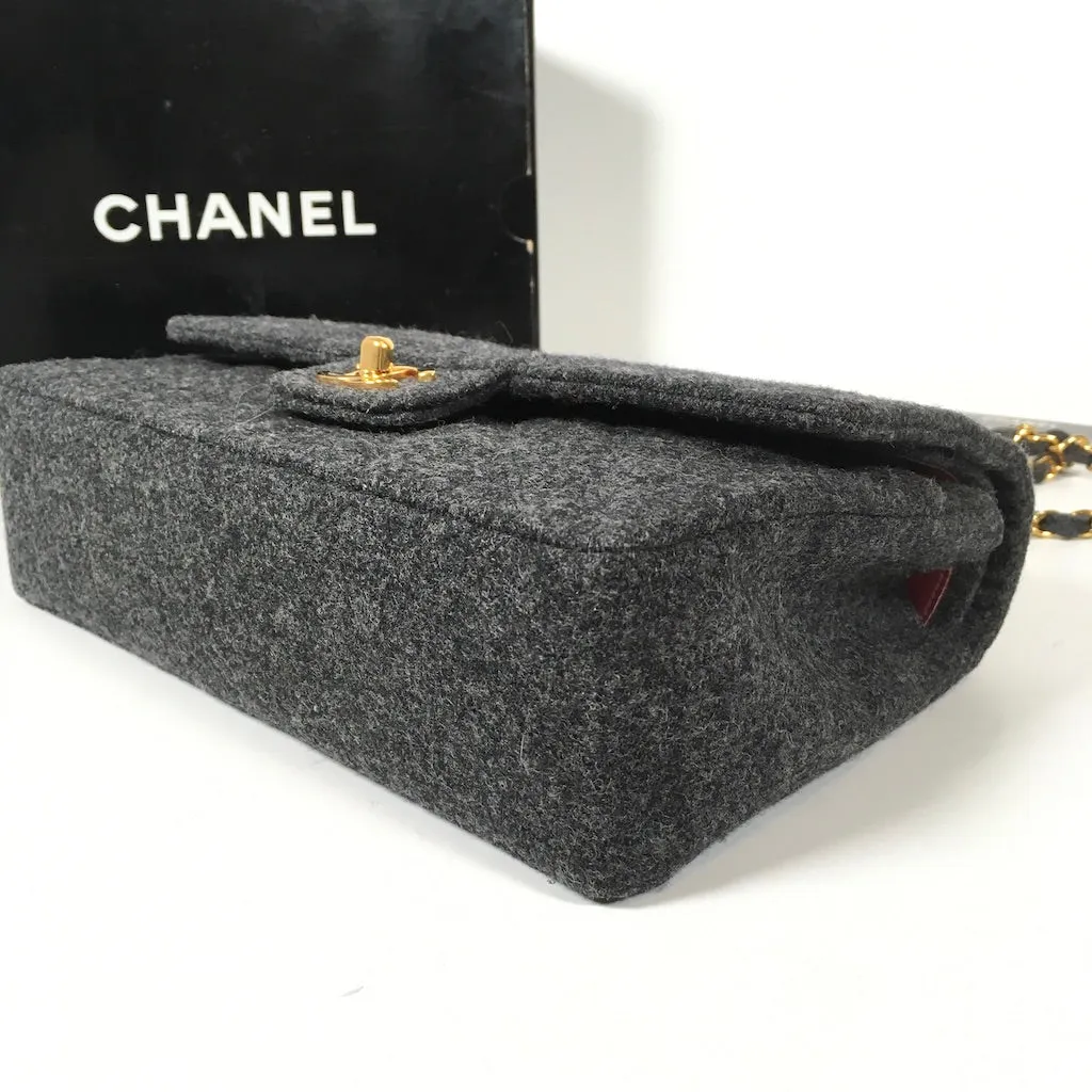 Chanel Vintage Tweed Flap