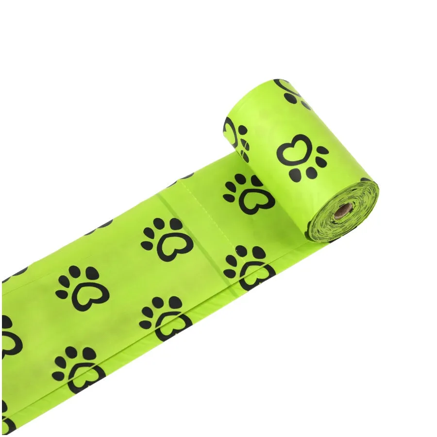 Charlies Eco Friendly Biodegradable Doggy Poop Bags and Pouch Dispenser Black