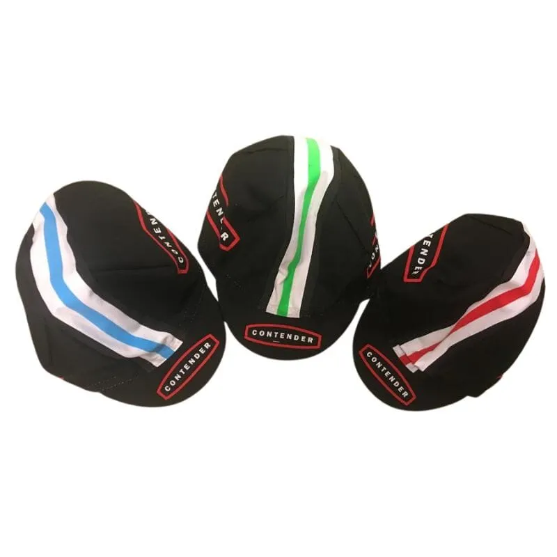 Contender Bicycles Striped Cycling Cap