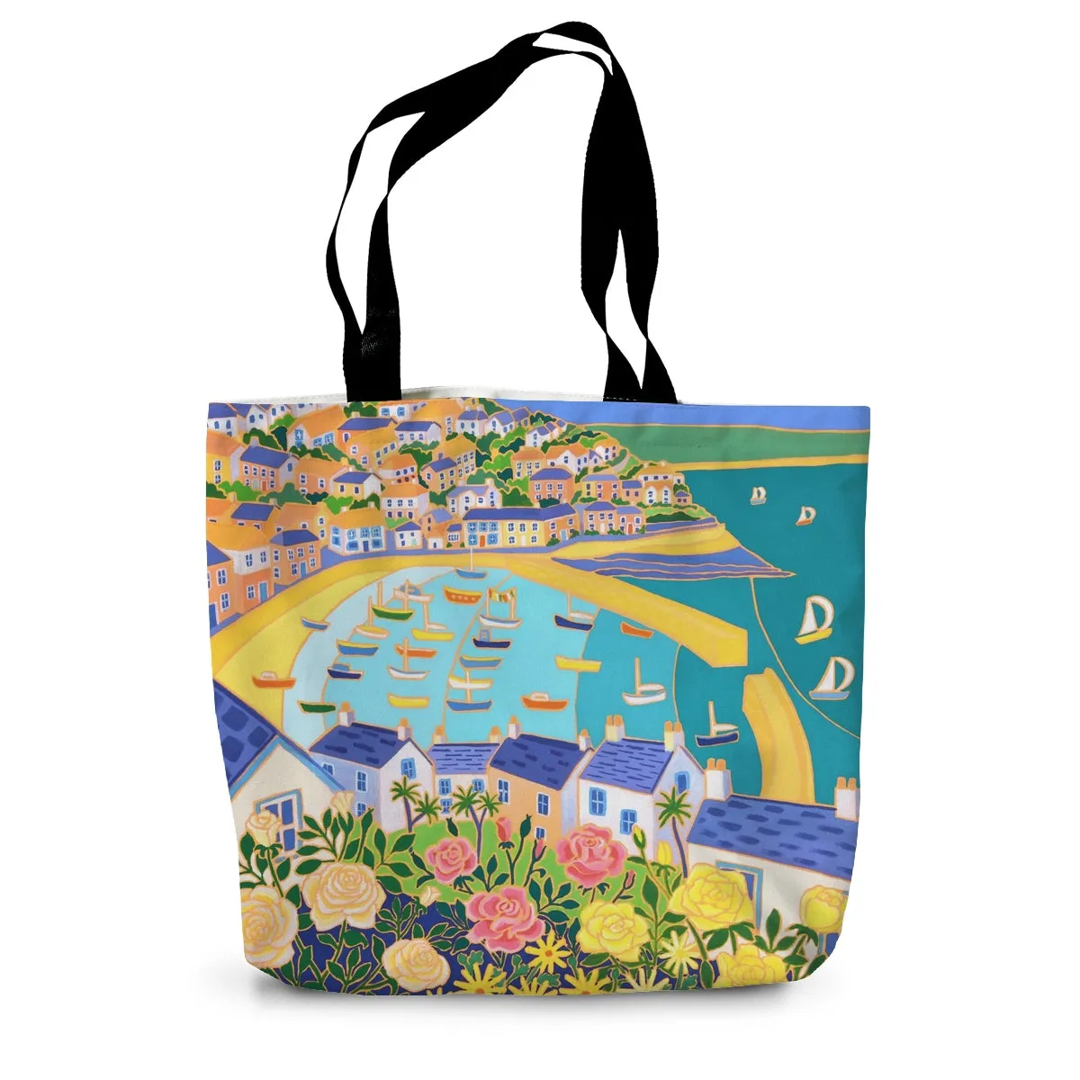 Cottage Rose Garden, Mousehole, Joanne Short Canvas Tote Bag