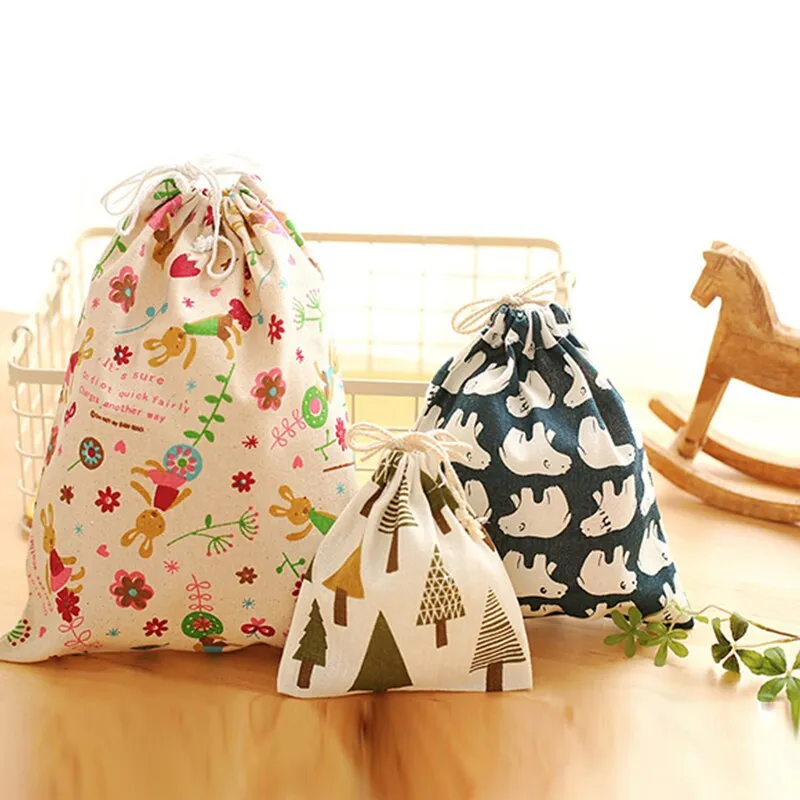 Cotton Linen Storage Package Bag | Eco Friendly Bags (1 bag)