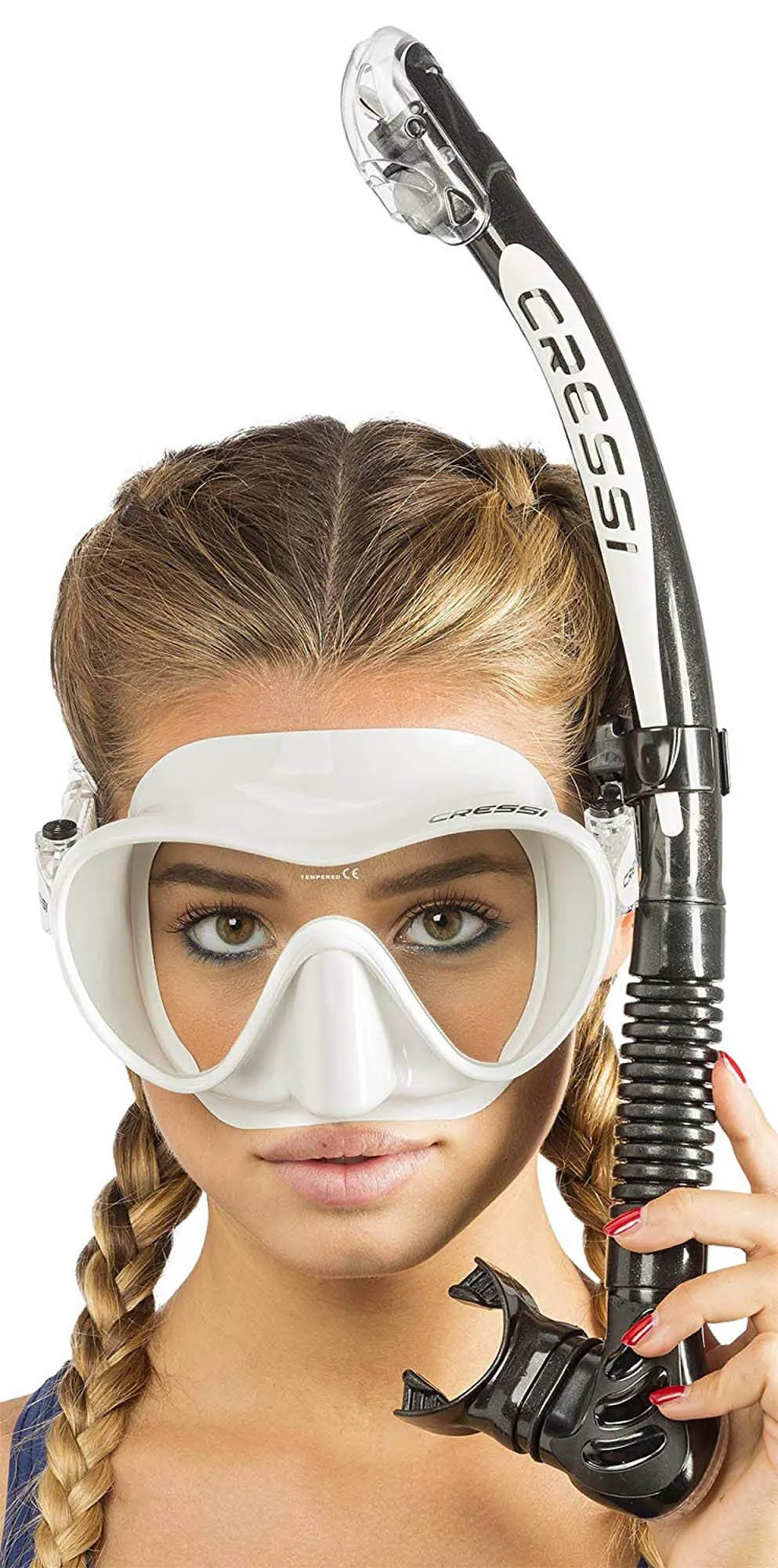 Cressi Alpha Ultra Dry Snorkel