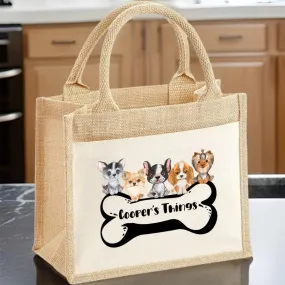 Customised Canine Carryall - Quirky Dog Motif - Pet Owner Gift - Festive Surprise