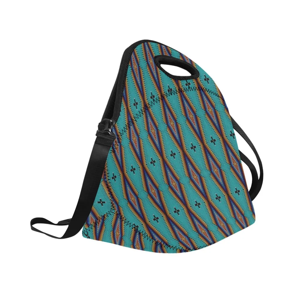 Diamond in the Bluff Turquoise Neoprene Lunch Bag/Large