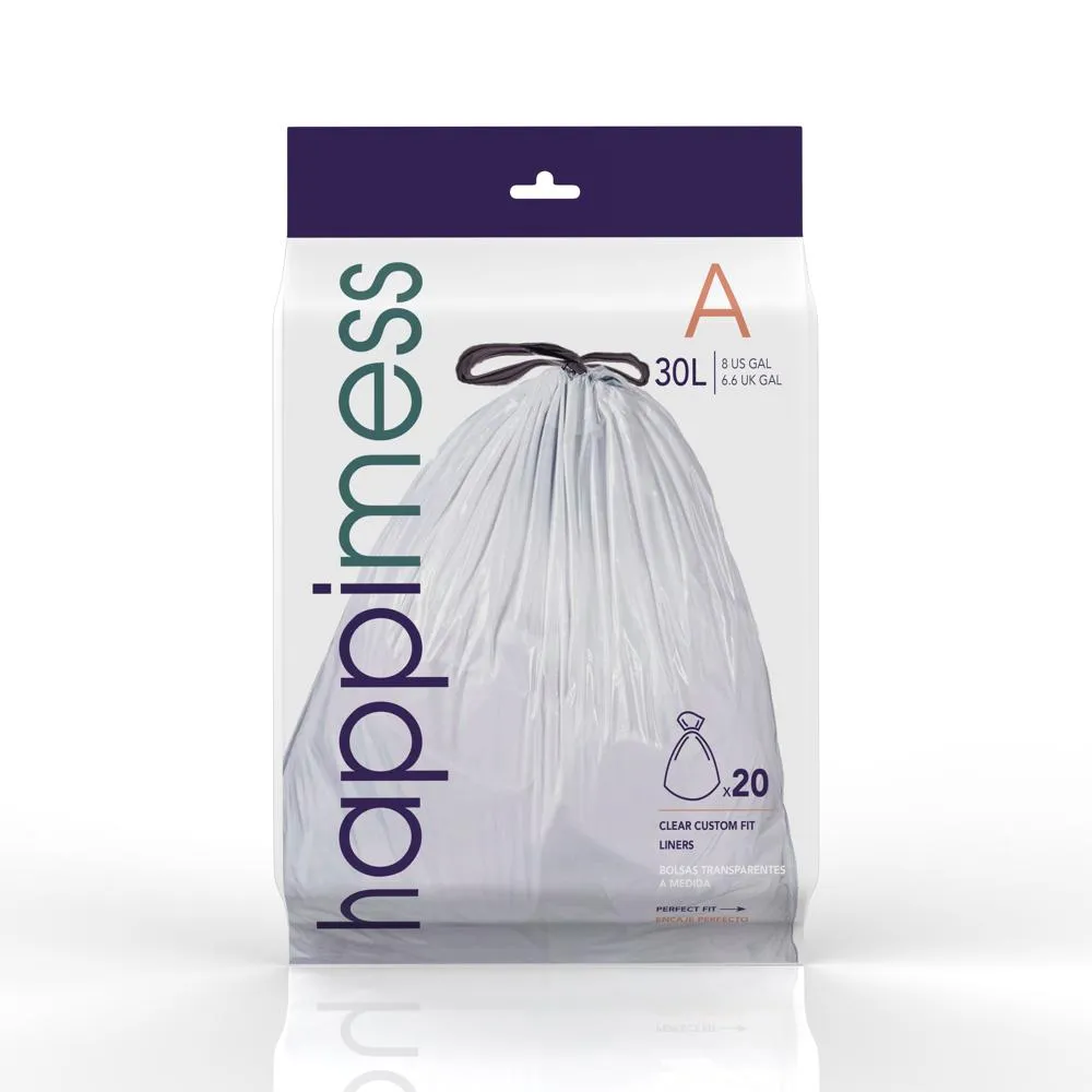 Drawstring Trash Bags/Can Liner (60-Count, 3-Packs of 20 Liners)