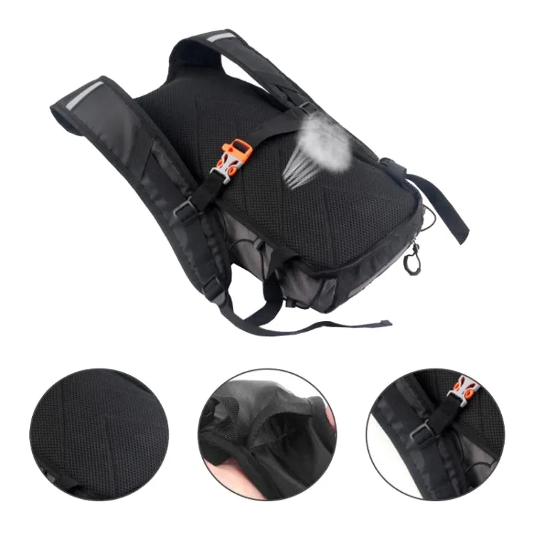 DRCKHROS DH115 Outdoor Running Sports Cycling Water Bag Backpack, Color: Black Red