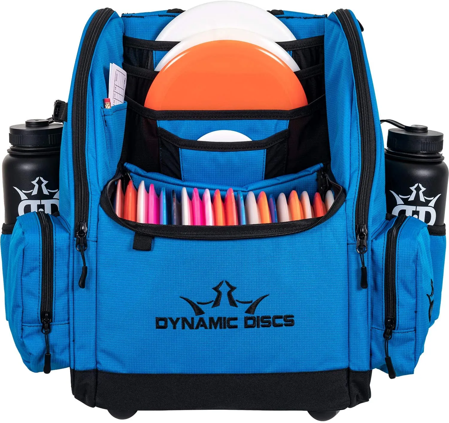 Dynamic Discs Commander Cooler Backpack Disc Golf Bag - Ripstop Blue