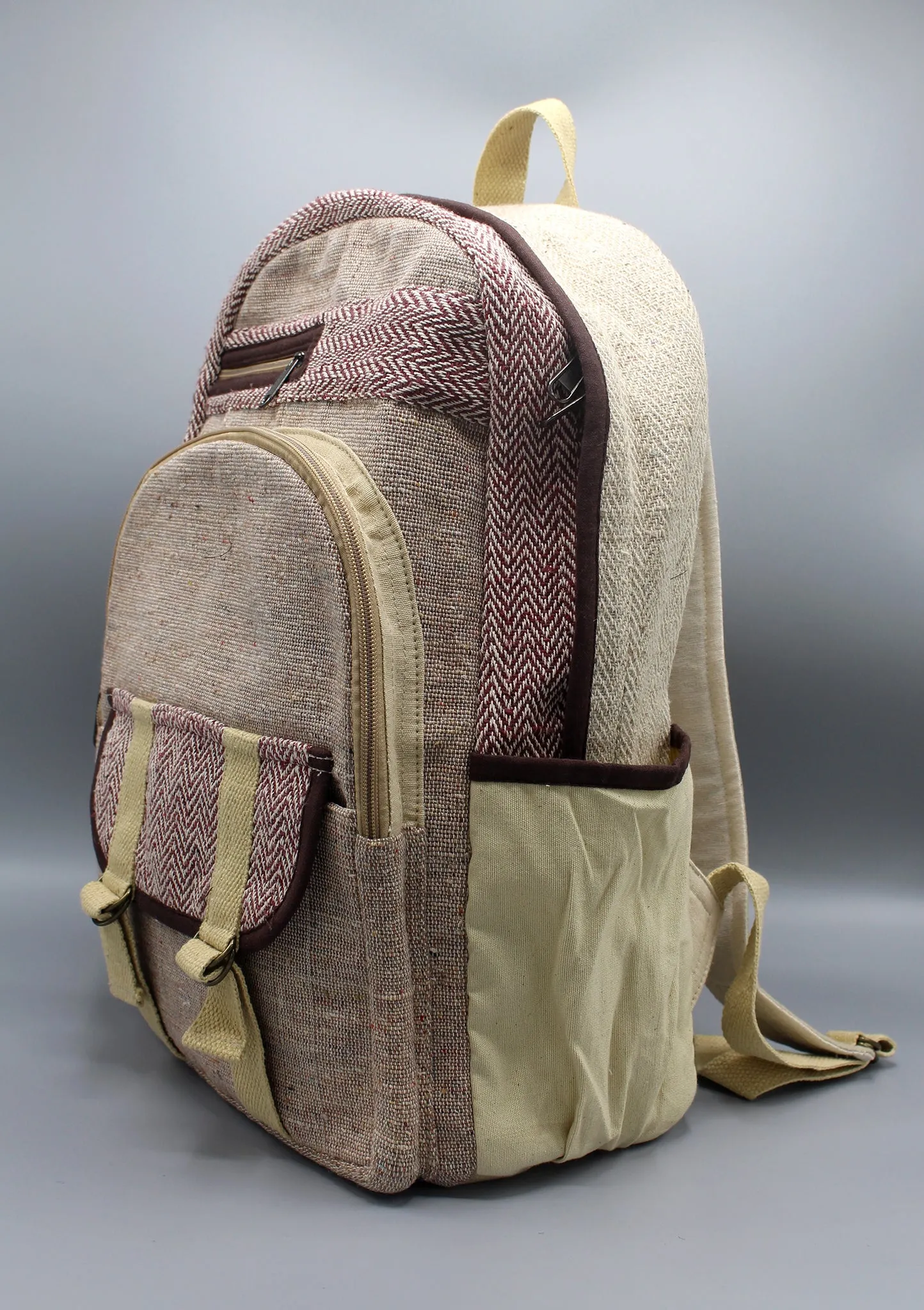 Eco Friendly Handmade Travel Hemp Rucksack