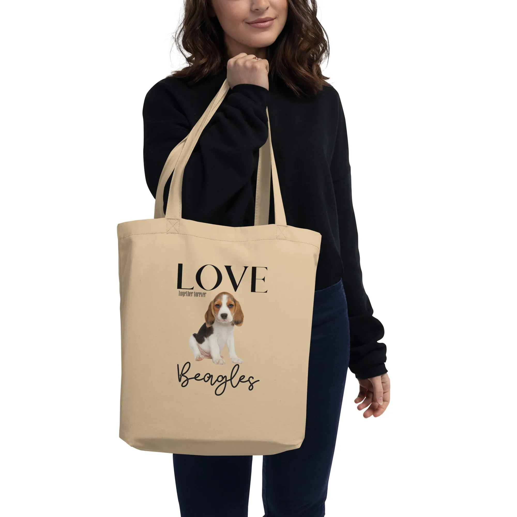 Eco Tote Bag, Beagle lovers