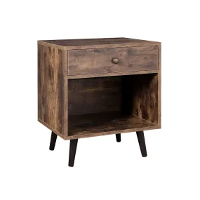 End Table with Drawer & Open Compartment