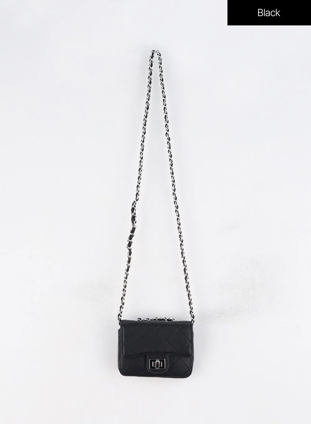 Faux Leather Crossbody Bag IN317