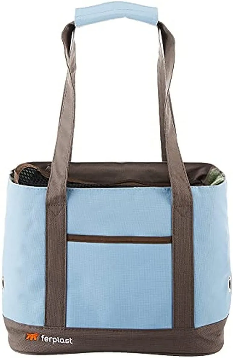 Ferplast Malibu Carrier Travel Bag Light Blue 33 x 21.5 x 24cm