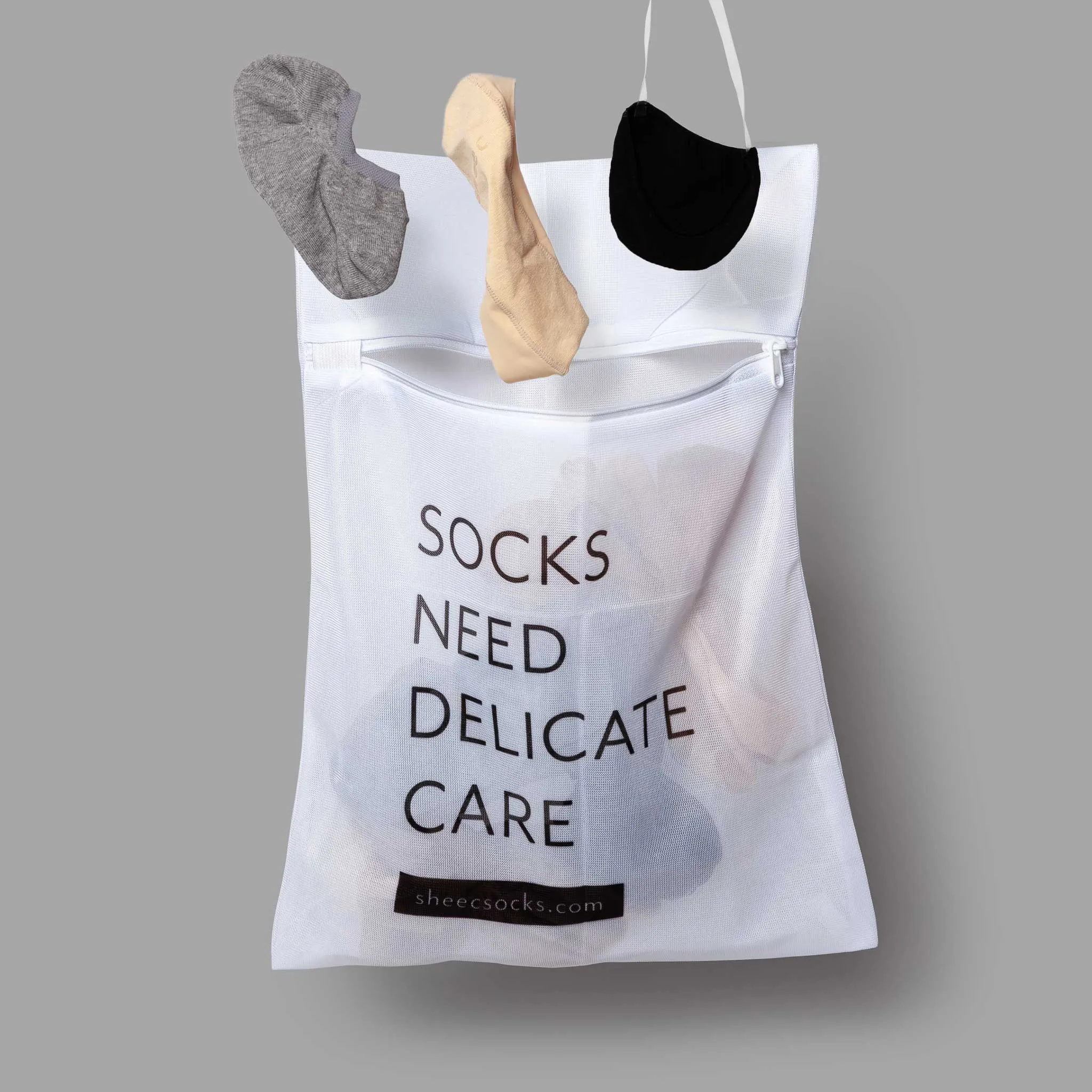 Fine Mesh Laundry Bag for Delicates | Small Sock Laundry Bag