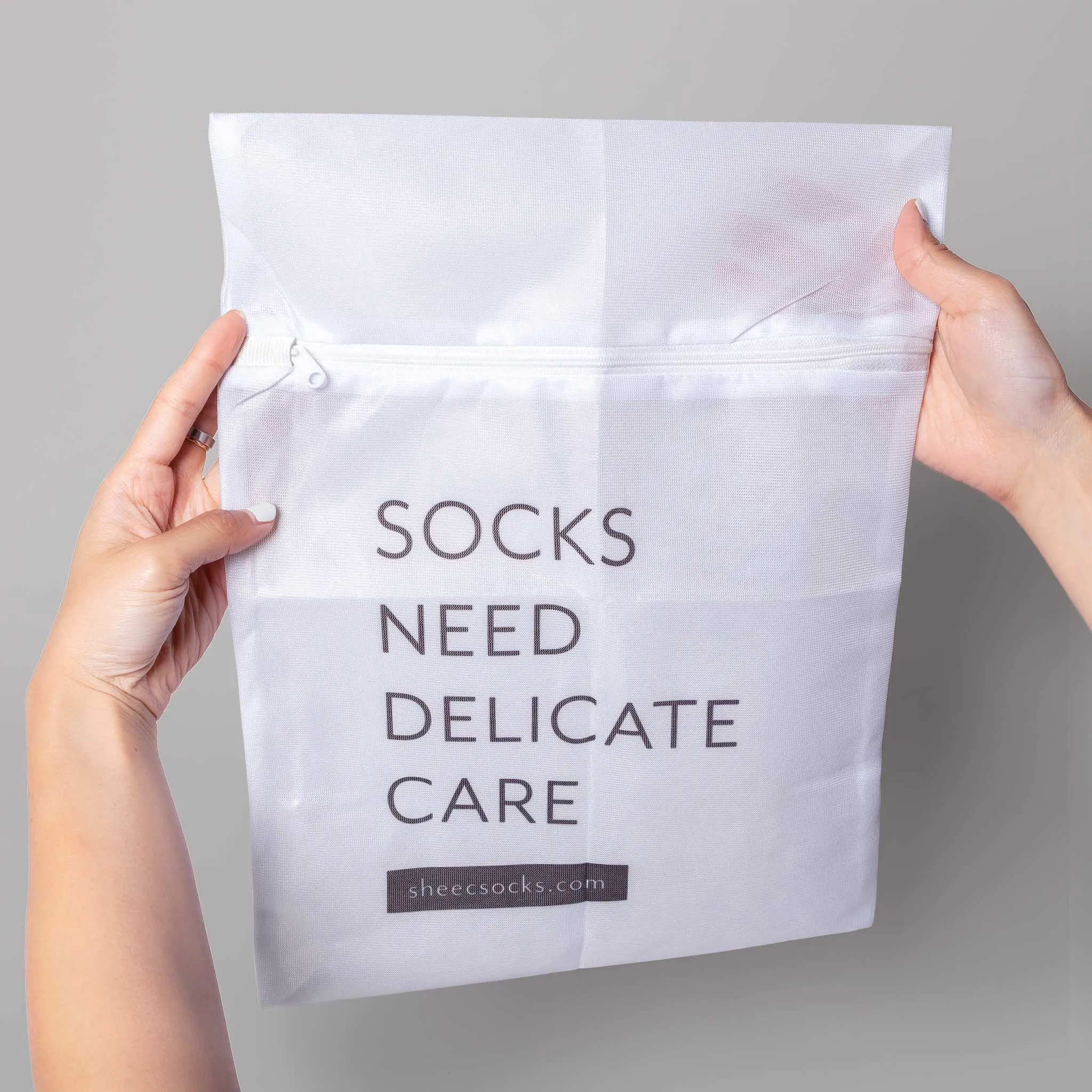 Fine Mesh Laundry Bag for Delicates | Small Sock Laundry Bag