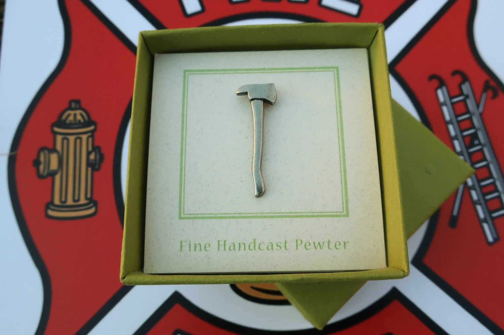 Fireman's Axe Lapel Pin