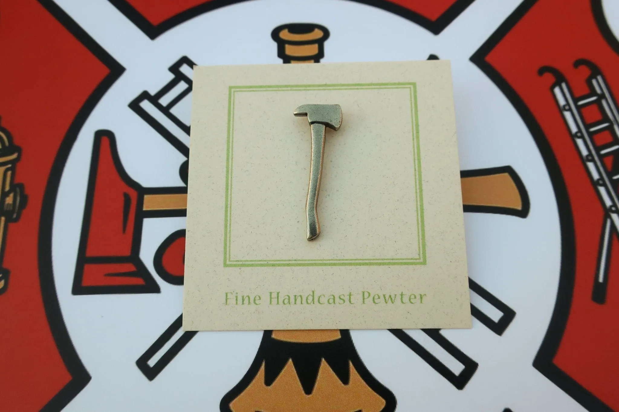 Fireman's Axe Lapel Pin