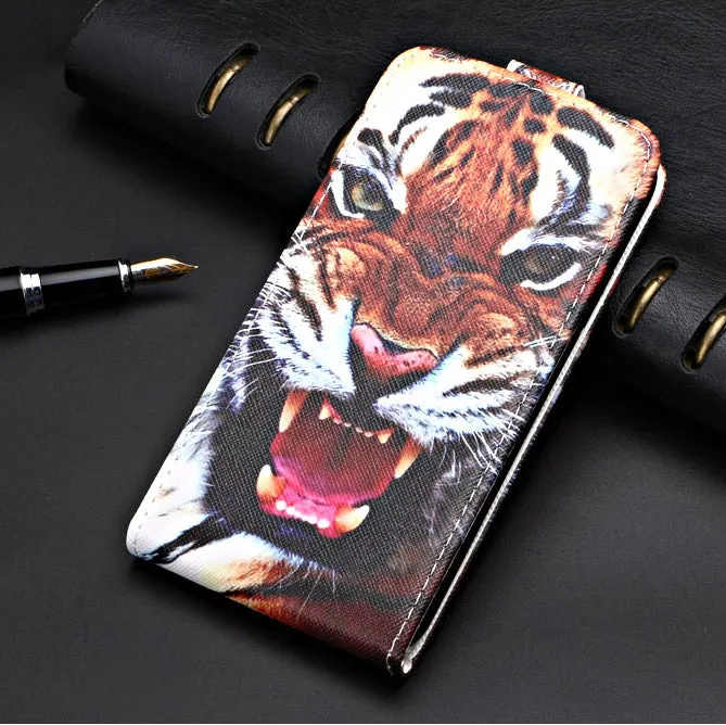 For On Philips S561 Case Business Leather Flip Case For Philips S561 S 561 Case 100% Special Cover Plain Cute Phone Bag