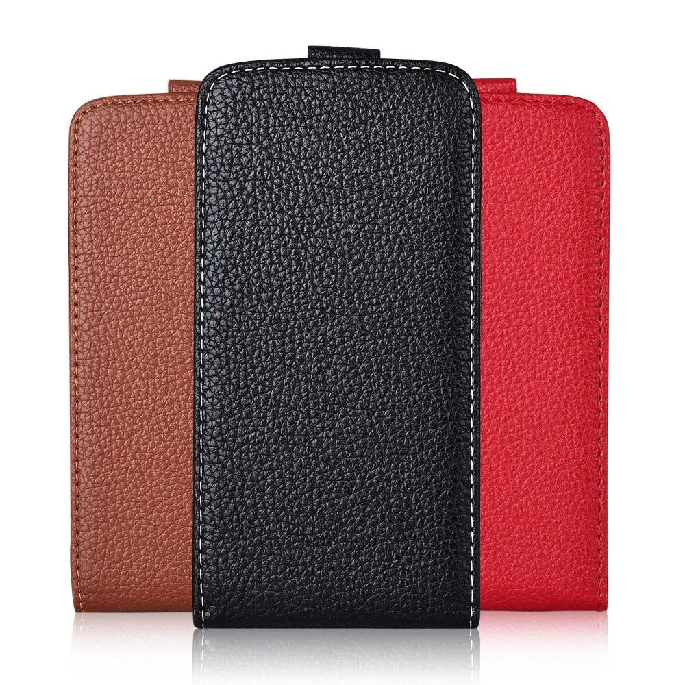 For On Philips S561 Case Business Leather Flip Case For Philips S561 S 561 Case 100% Special Cover Plain Cute Phone Bag