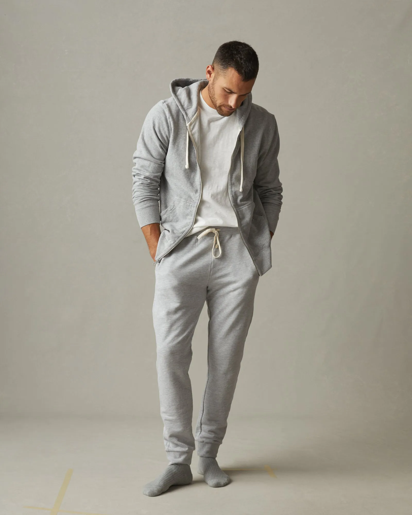 French Terry Jogger - Ash Heather