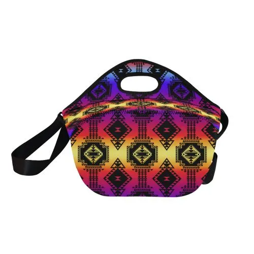 Gathering Sunset Neoprene Lunch Bag/Large