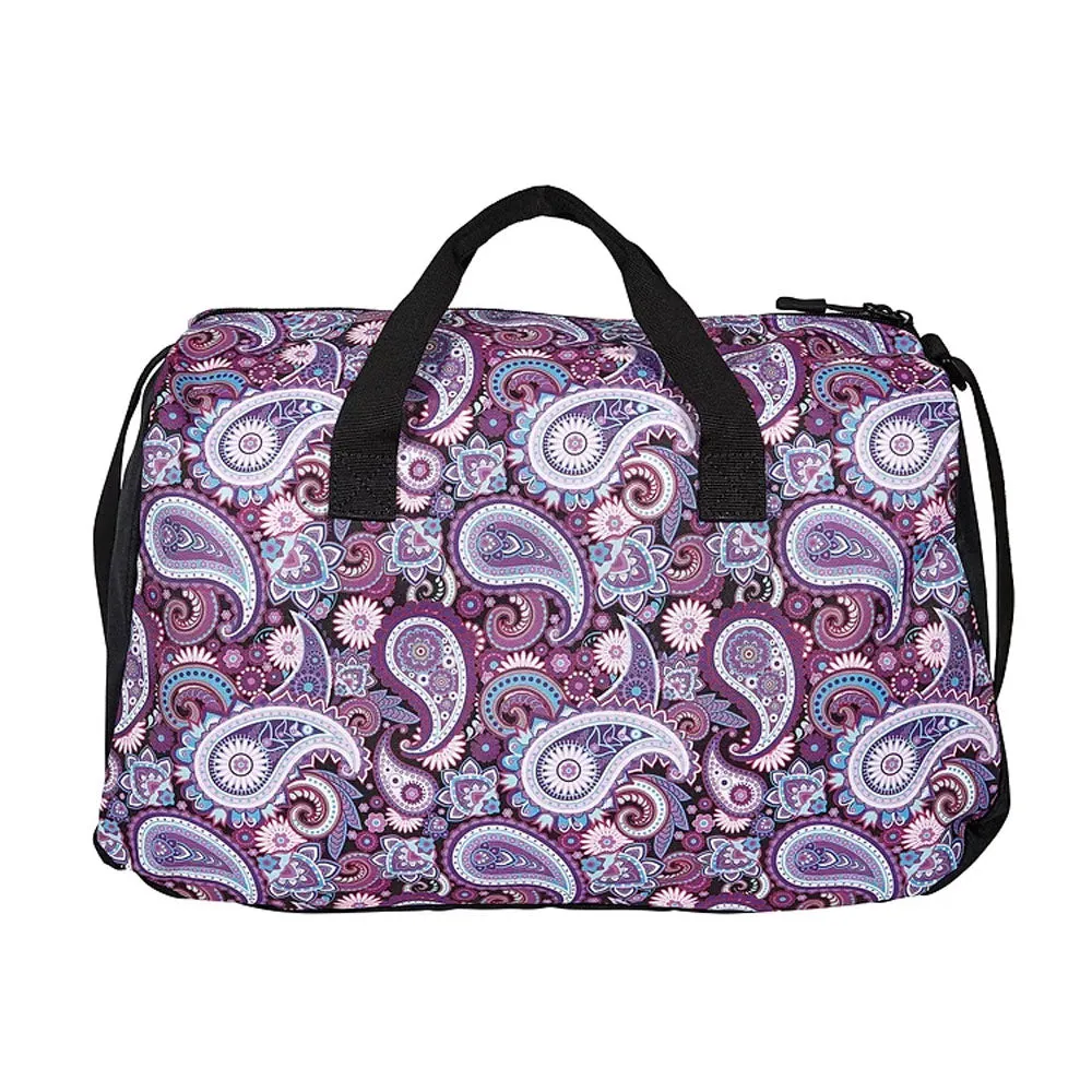 GG823B Lila Travel Duffel Bag - Mauve Paisley AWST