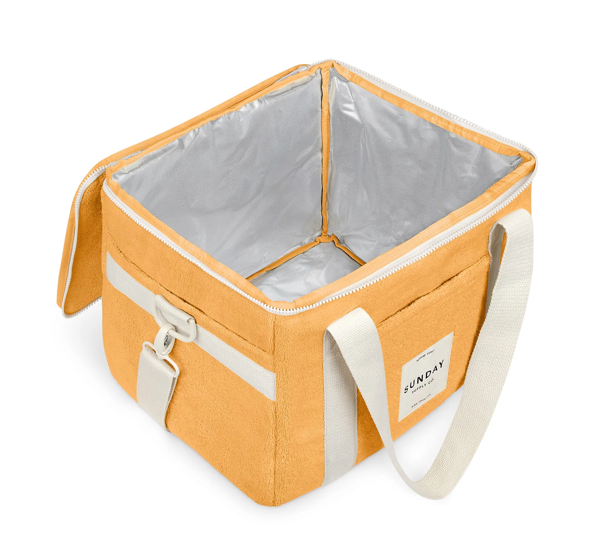 Golden Towelling Cooler Bag