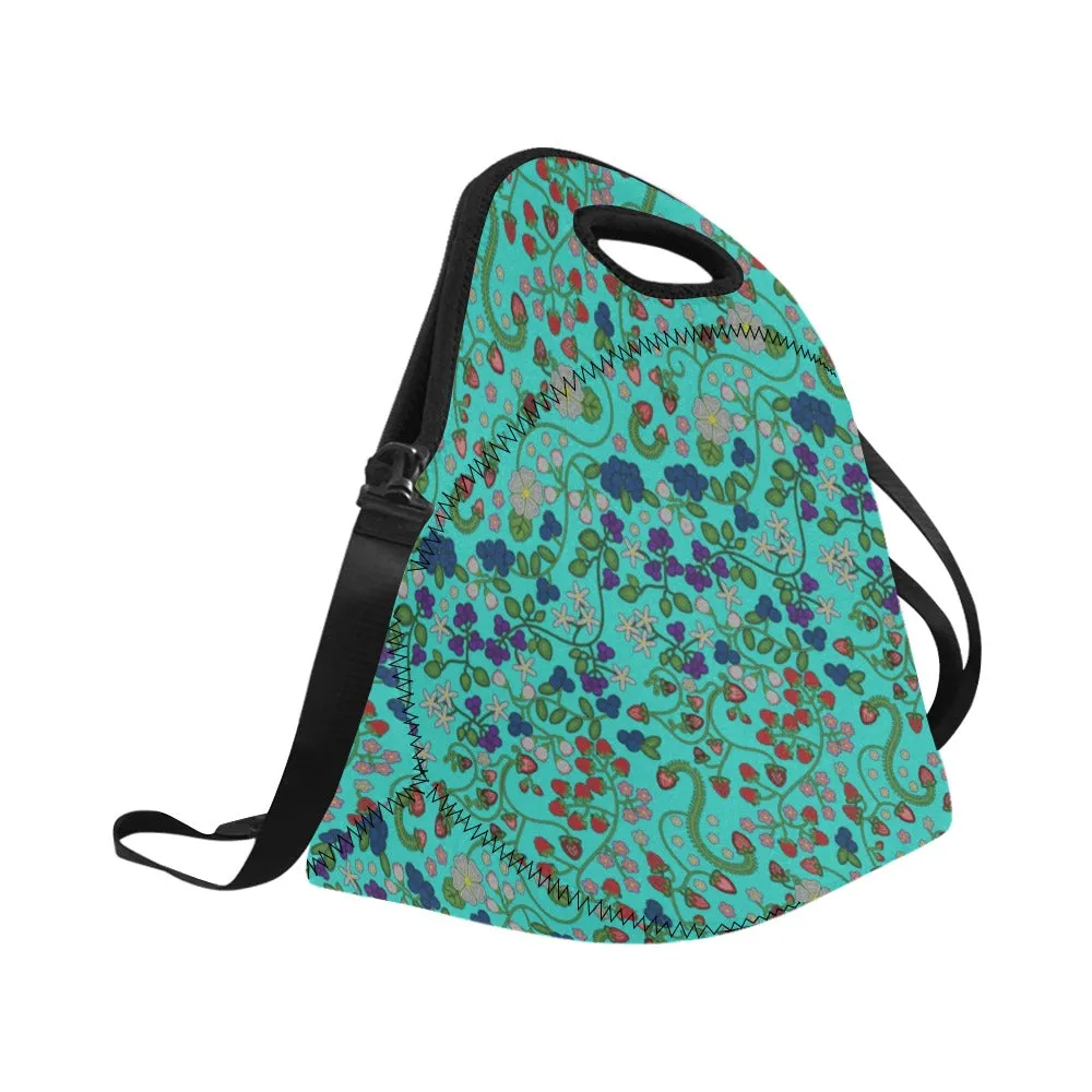 Grandmother Stories Turquoise Neoprene Lunch Bag/Large