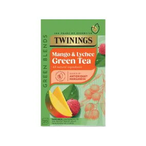 Green Tea, Mango & Lychee - 20 Tea Bags