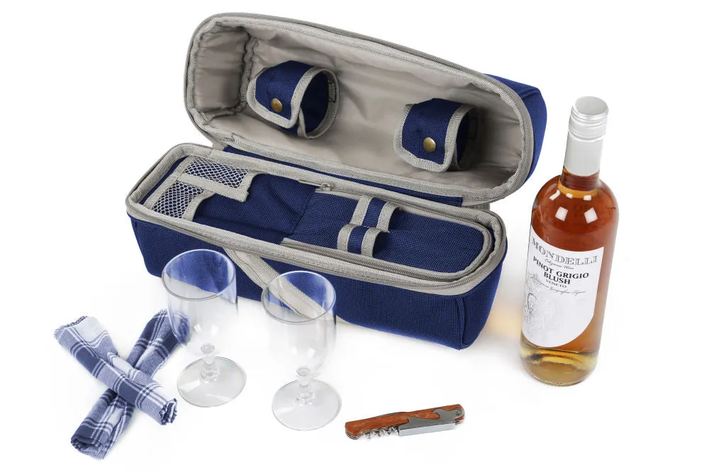 Greenfield Collection Deluxe Wine Cooler Bag for Two People