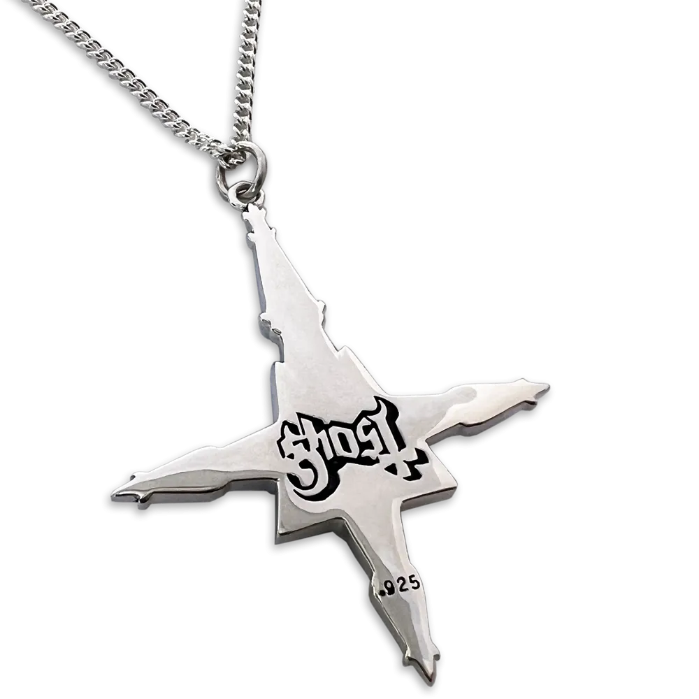 Grucifix 925 Sterling Silver Pendant w/Chain